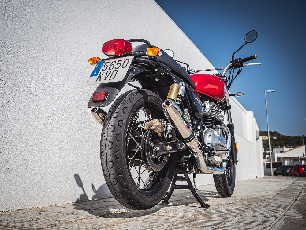 Royal Enfield Interceptor 650 2021-2024 Exhaust GPR Double Slip-on Deeptone Inox