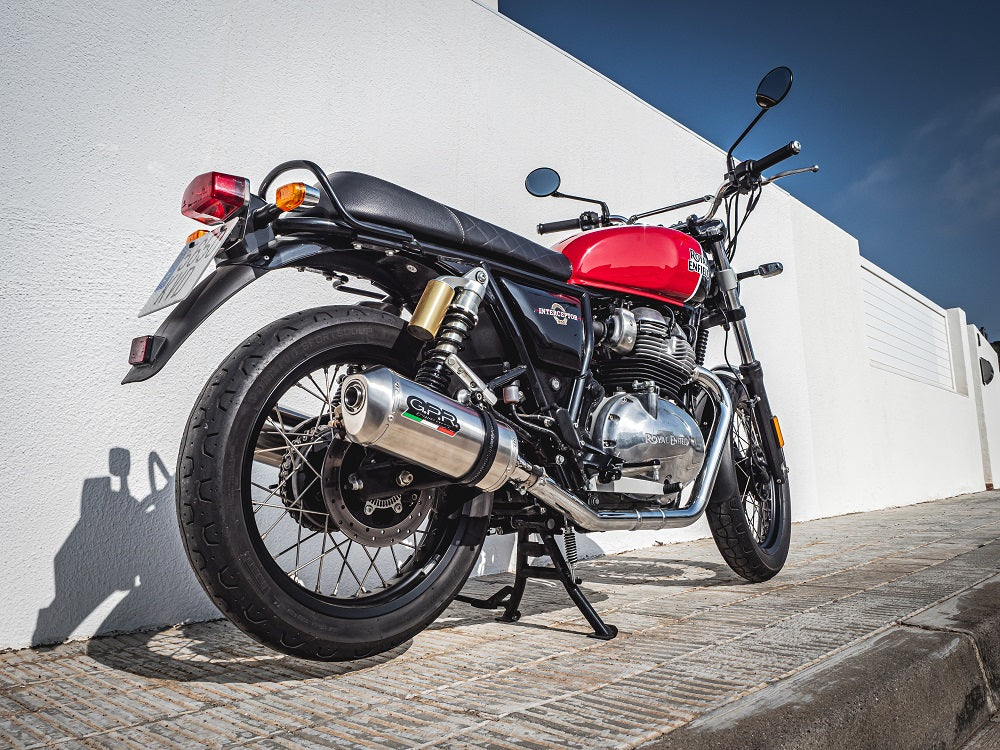 Royal Enfield Interceptor 650 2019-2020 Exhaust GPR Double Slip-on Satinox