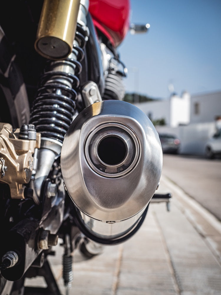 Royal Enfield Continental 650 2019-2020 Exhaust GPR Double Slip-on Satinox