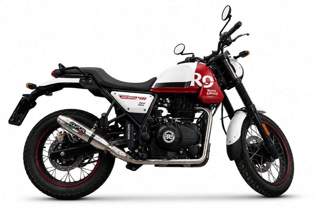 Royal Enfield Scram 411 2022-2024 Exhaust GPR Slip-on Deeptone Inox