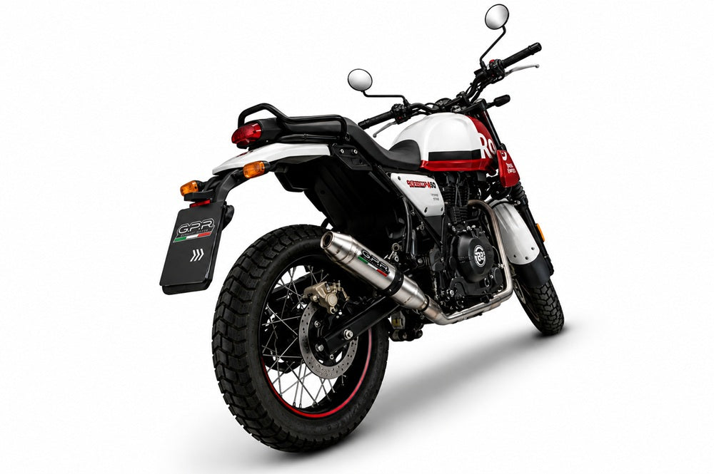 Royal Enfield Scram 411 2022-2024 Exhaust GPR Slip-on Deeptone Inox