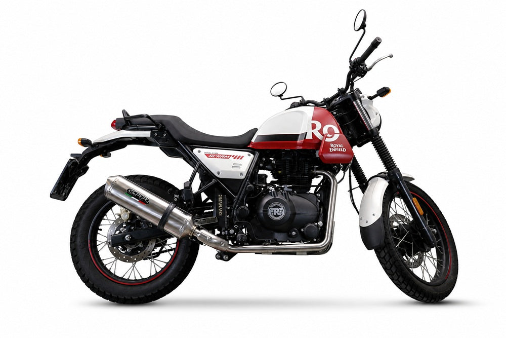 Royal Enfield Scram 411 2022-2024 Exhaust GPR Slip-on Satinox