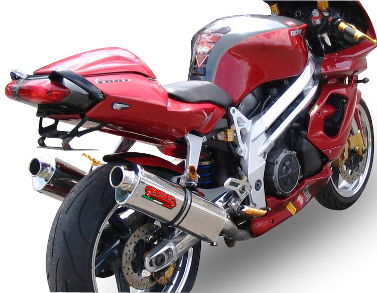 Aprilia Rsv 1000 R Factory 2006-2010 Exhaust GPR Double Slip-on Trioval