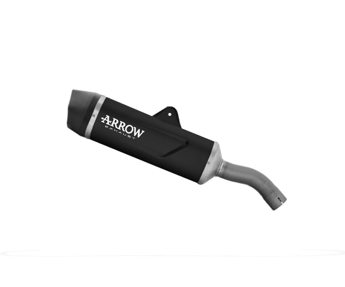 72653AKN Escape deslizante Arrow Indy Race Evo, aluminio oscuro para BMW F900GS y Adv 24-25