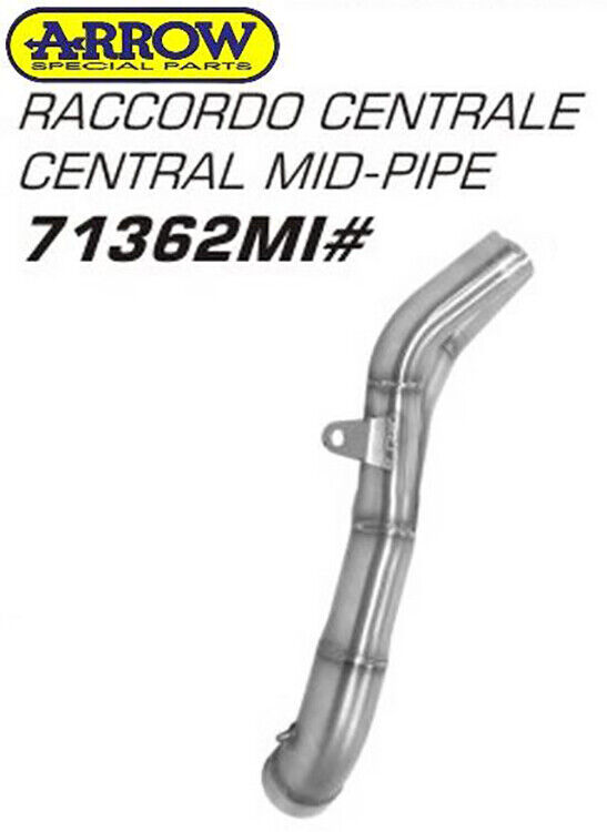 Tubo intermedio central Arrow Yamaha YZF R1 '07 2:1 para Arrow y tubo intermedio de serie 71362mi