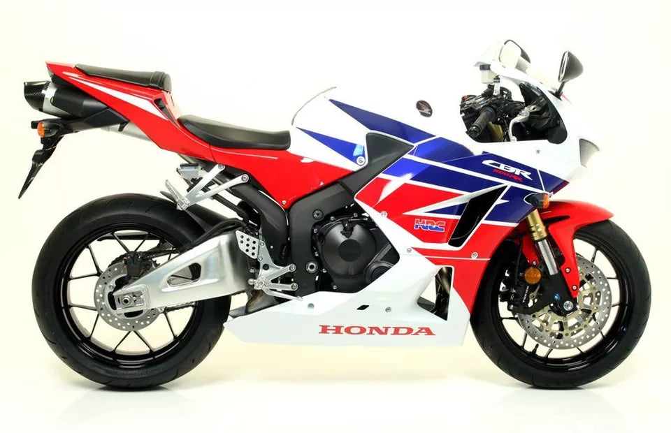 Silenciador de aluminio homologado Arrow Honda CBR 600 RR'13 Indy Race con tapa de carbono para coleccionistas originales y Arrow 71807ak