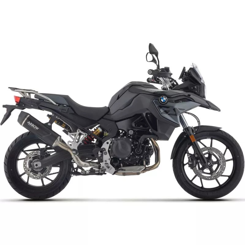 72653AKN Escape deslizante Arrow Indy Race Evo, aluminio oscuro para BMW F900GS y Adv 24-25