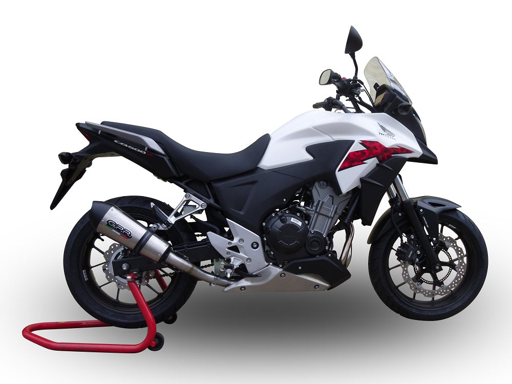 Honda CB500X 2013-2015 Exhaust GPR Slip-on Grand Prix Evo Titanium