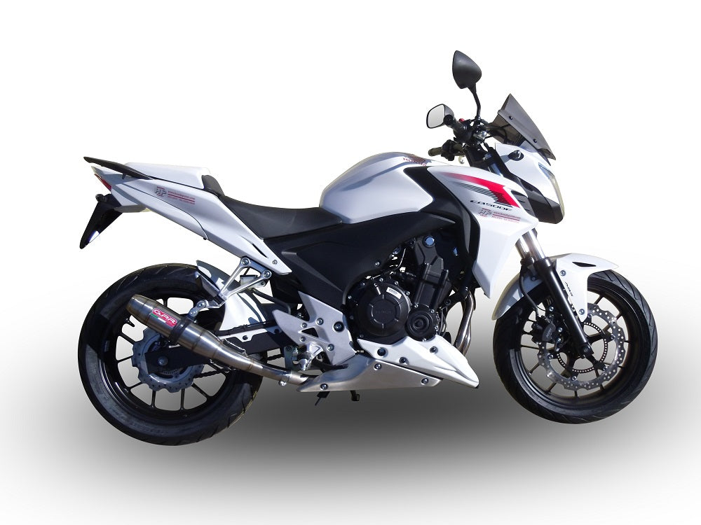 Honda CB500F 2013-2015 Exhaust GPR Slip-on Deeptone Inox