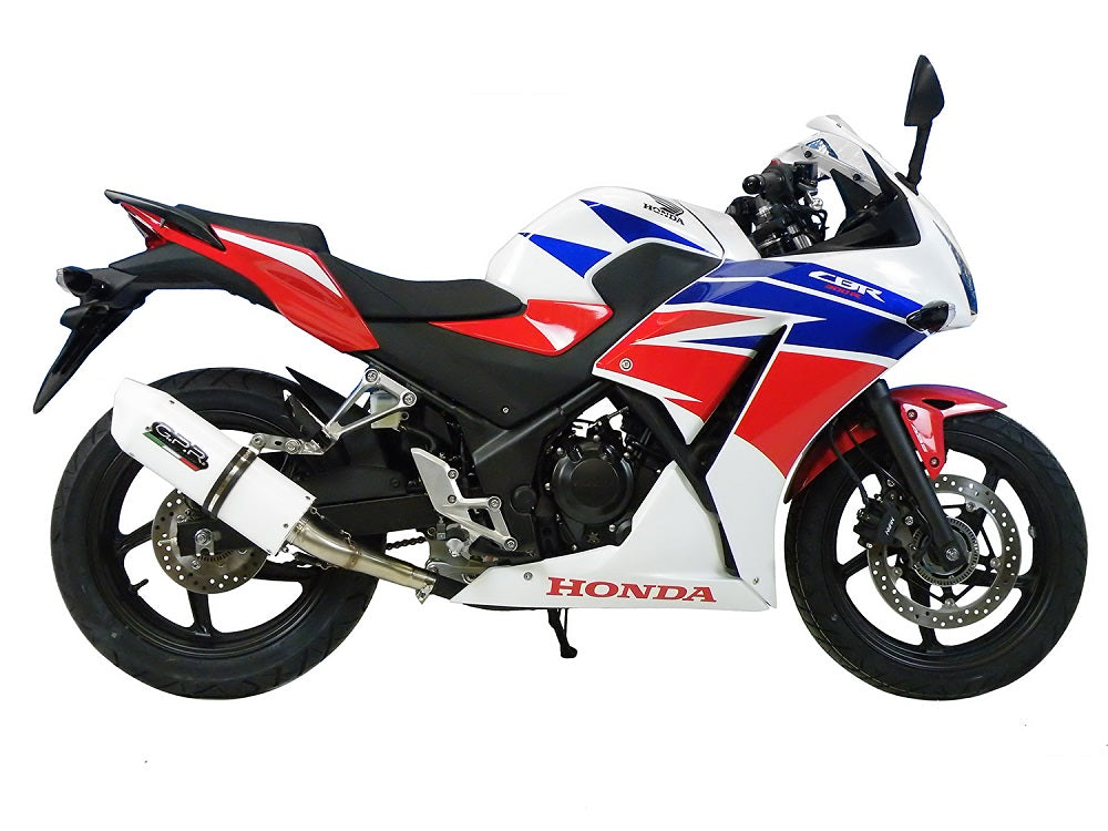 Honda CBR300R 2014-2016 Exhaust GPR Slip-on Albus Ceramic