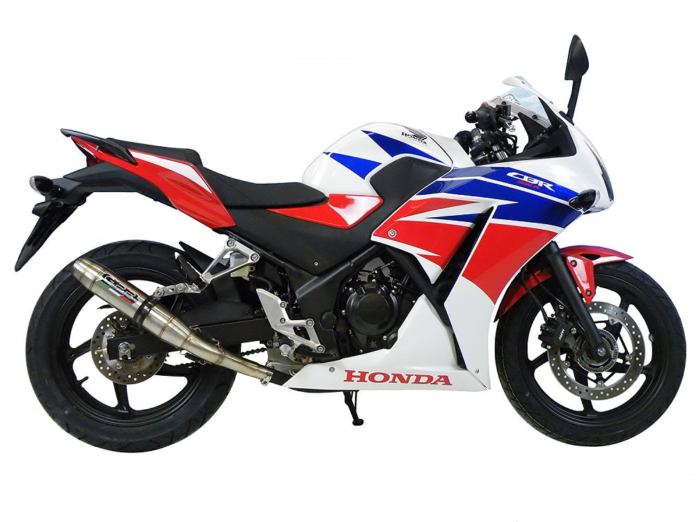 Honda CBR300R 2014-2016 Exhaust GPR Slip-on Deeptone Inox Race - photo 4