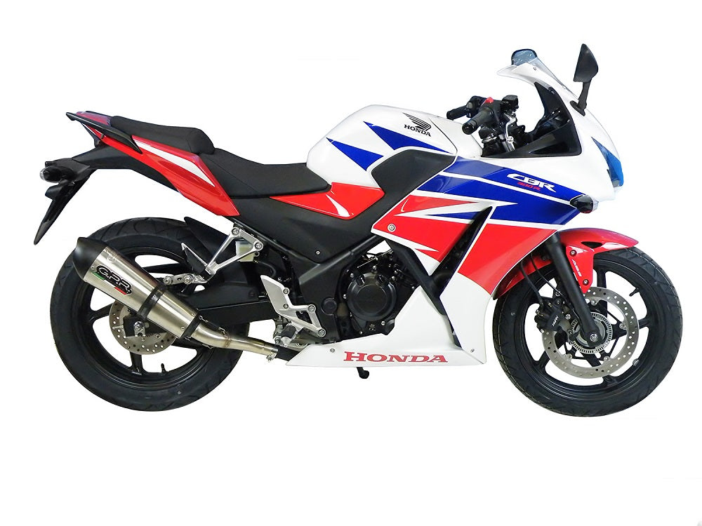 Honda CBR300R 2014-2016 Exhaust GPR Slip-on Grand Prix Evo Titanium