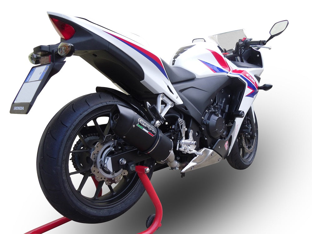 Honda CBR500R 2019-2022 Exhaust GPR Slip-on Furore Nero