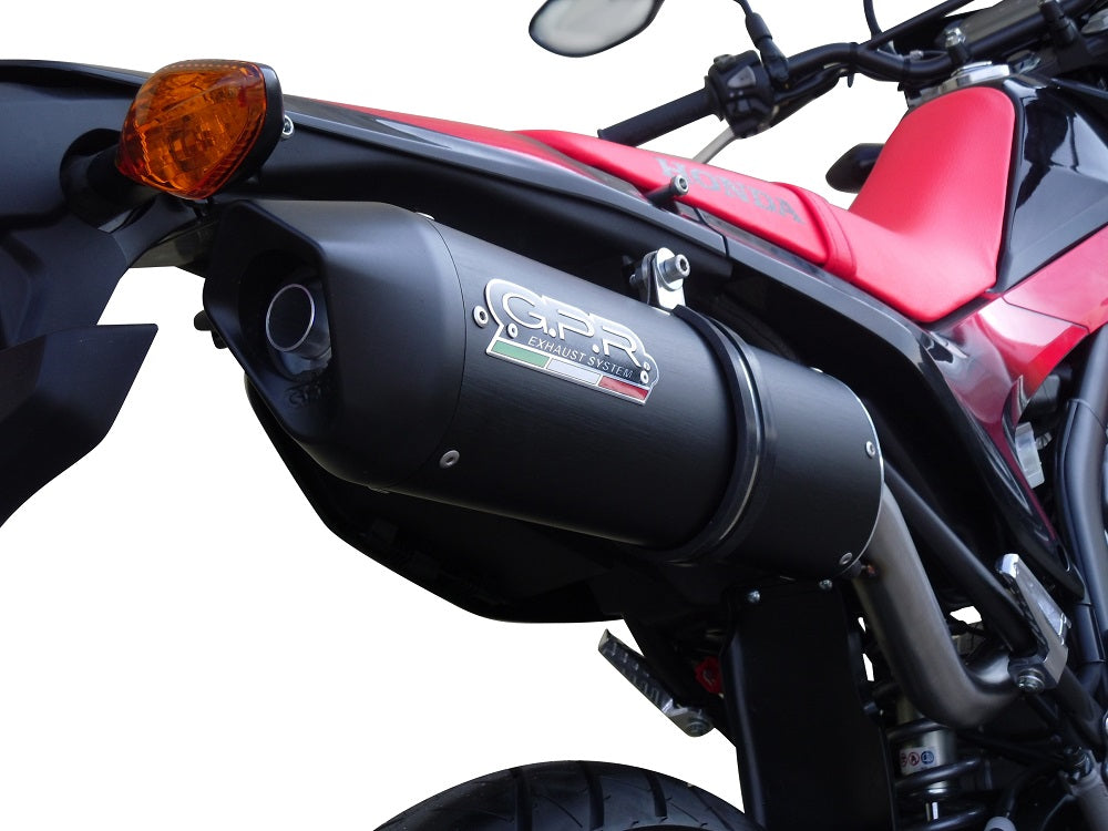 Honda CRF250M 2013-2016 Exhaust GPR Full System Furore Nero