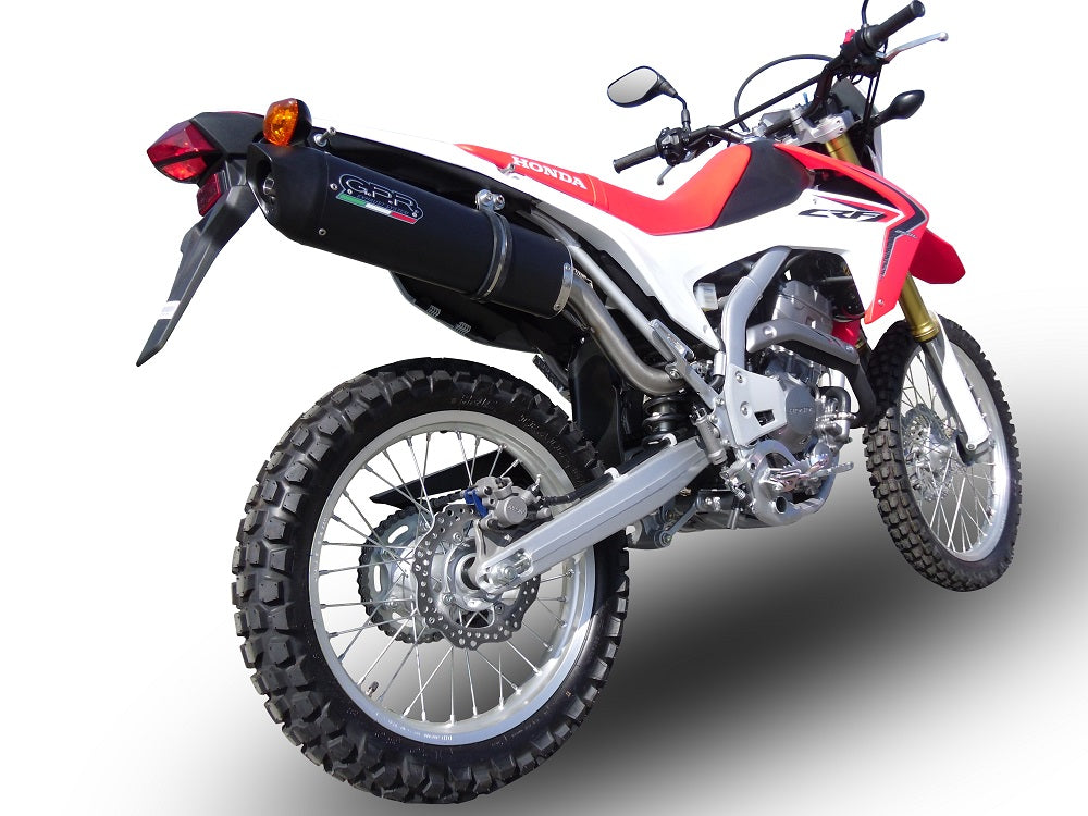 Honda CRF250L - Rally 2017-2020 Exhaust GPR Slip-on Furore Evo4 Nero