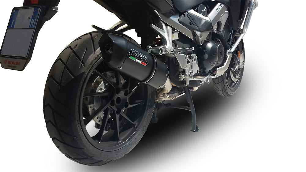 Honda Crossrunner 800 2015-2016 Exhaust GPR Slip-on Furore Nero