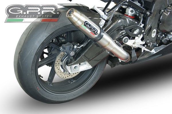 BMW S1000RR M1000R 2015-2016 Exhaust GPR Slip-on Deeptone Inox