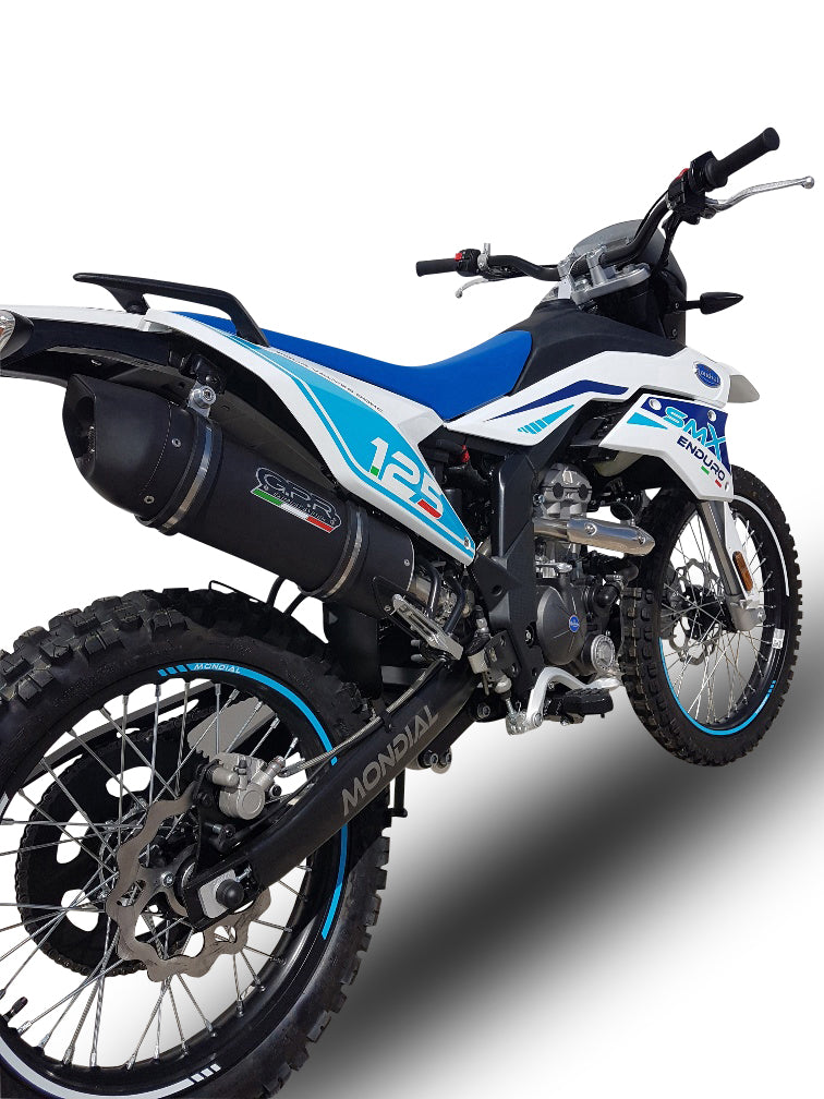F.B. Mondial SMX 125 Enduro 2018-2020 Exhaust GPR Slip-on Furore Nero - photo 7