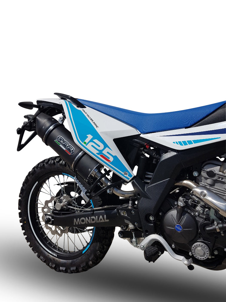 F.B. Mondial SMX 125 Enduro 2018-2020 Exhaust GPR Slip-on Furore Nero - photo 8