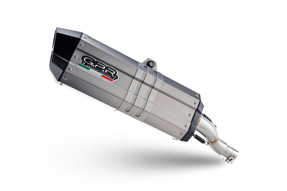 BMW F800GS 2024-2026 Exhaust GPR Slip-on Hyper Sonic Titanium