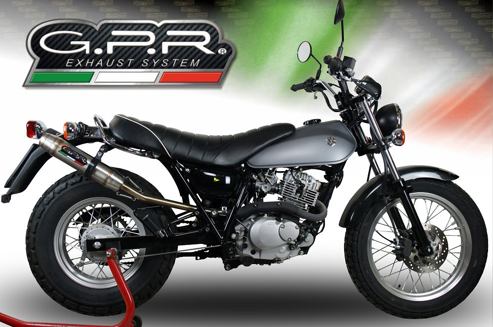 Suzuki Rv 200 Van Van 2016-2017 Exhaust GPR Slip-on Deeptone Inox