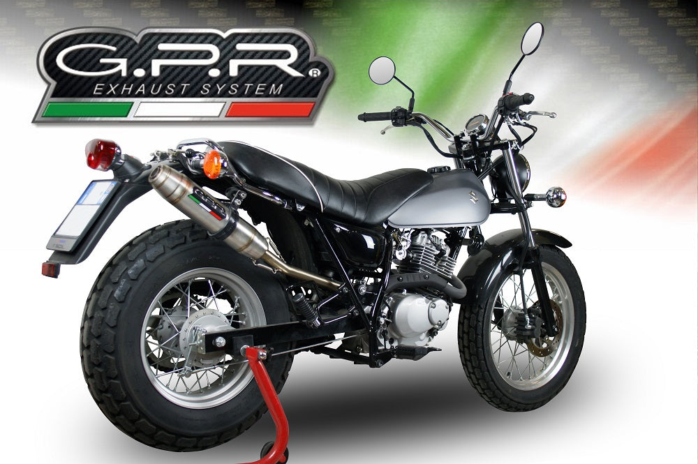 Suzuki Rv 200 Van Van 2016-2017 Exhaust GPR Slip-on Deeptone Inox