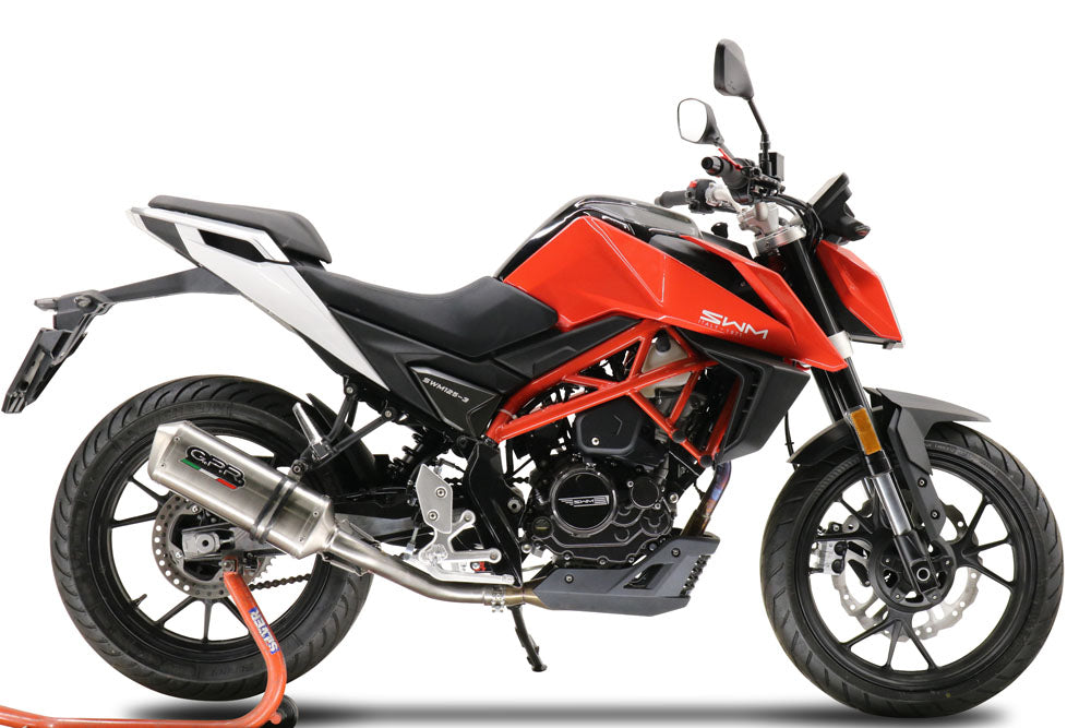 SWM Hoku 125 2022-2024 Exhaust GPR Slip-on Satinox