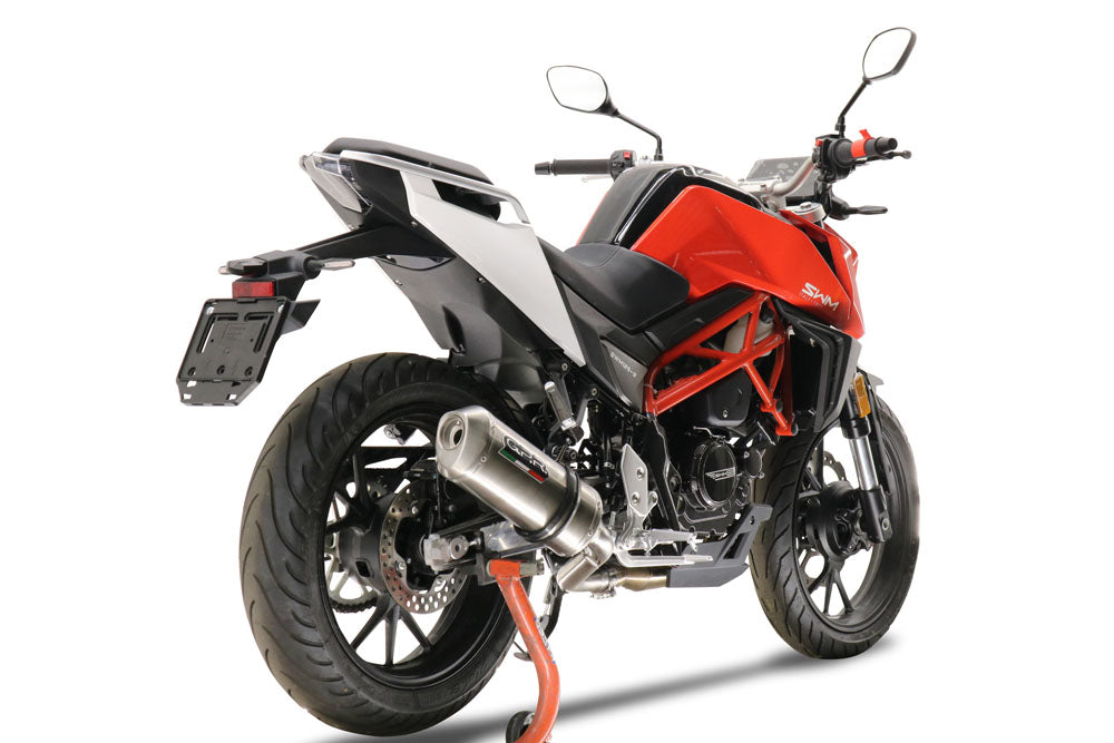 SWM Hoku 125 2022-2024 Exhaust GPR Slip-on Satinox