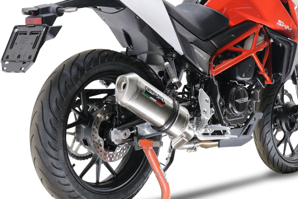 SWM Hoku 125 2022-2024 Exhaust GPR Slip-on Satinox