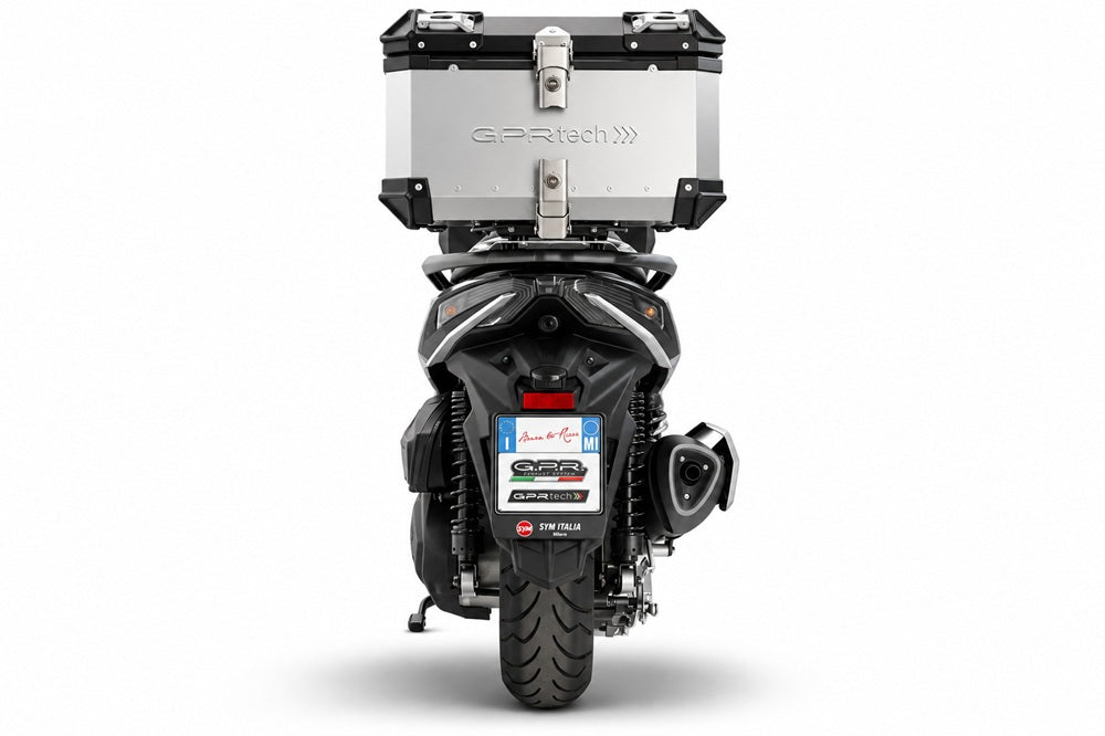 SYM Cruisym 400 2025-2027 GPR Tech 55L Aluminum Top Case, Silver with Mounting Plate - photo 2