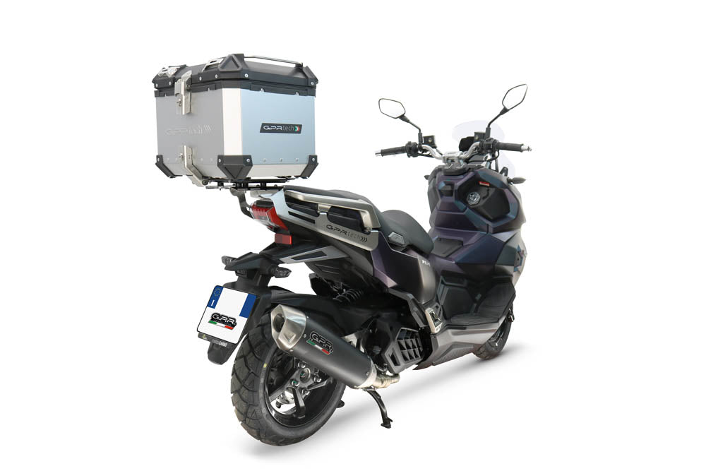 SYM ADX125 2024-2026 GPR Tech 45L Aluminum Top Case, Silver with Mounting Plate - photo 2