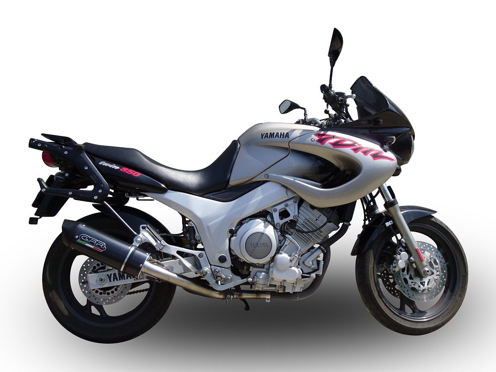 Yamaha Tdm 850 1991-01 Exhaust GPR Double Slip-on Furore Nero