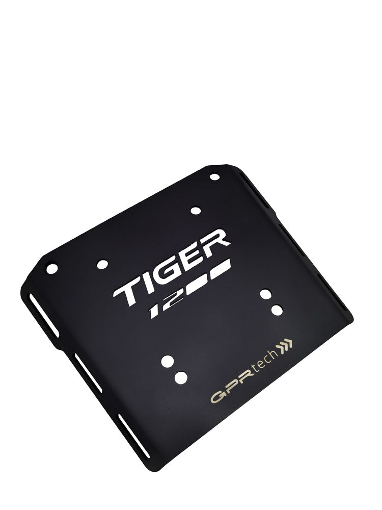 Triumph Tiger 1200 explorer XR - XRT - XCX - XCA 2017-2021 GPR Tech Stainless Steel Top Case Mounting Plate 35L - photo 1