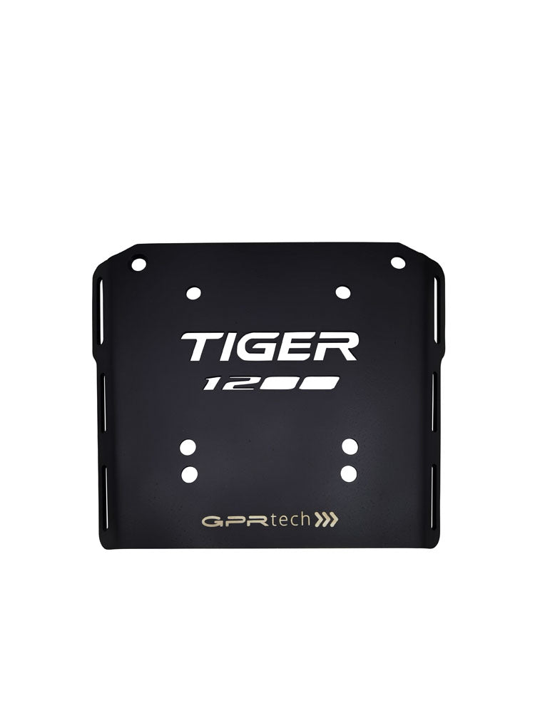 Triumph Tiger 1200 explorer XR - XRT - XCX - XCA 2017-2021 GPR Tech Stainless Steel Top Case Mounting Plate 55L - photo 2