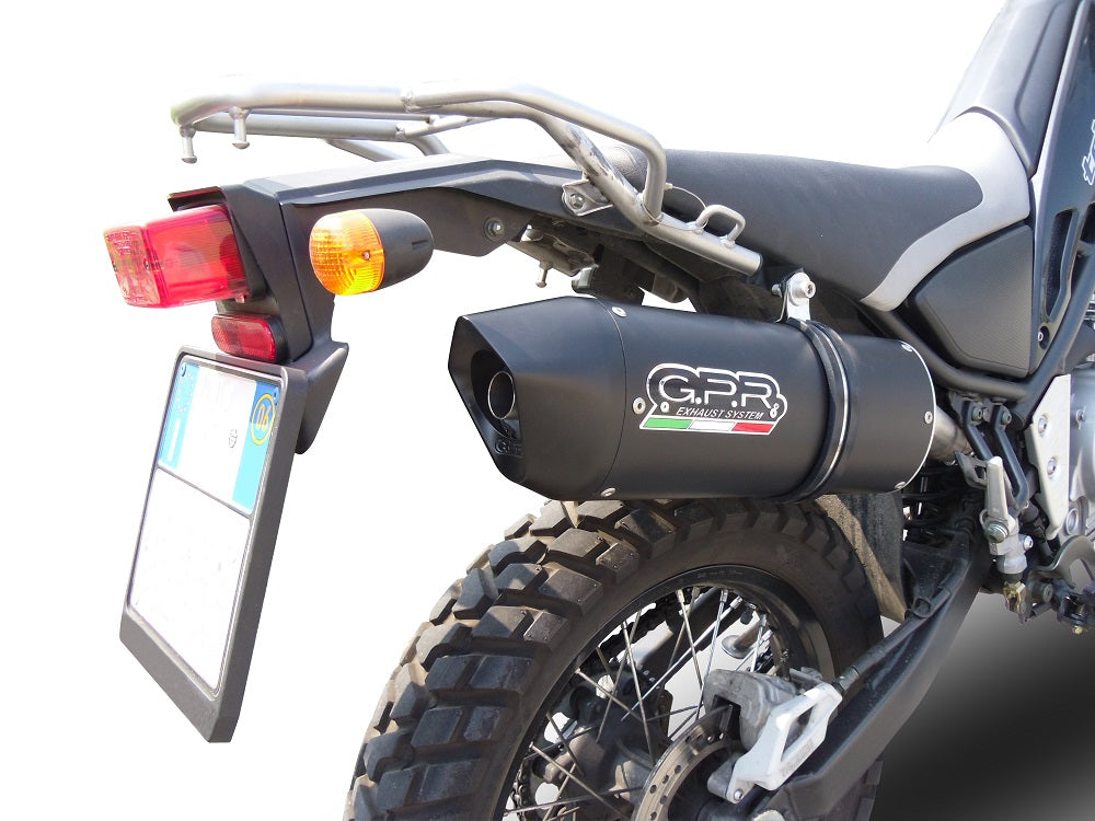 Yamaha Tricker 250 2005-2008 Exhaust GPR Slip-on Furore Nero