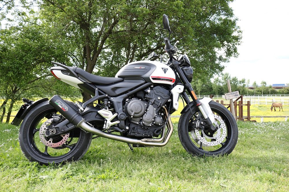 Triumph Trident 660 2025-2026 Exhaust GPR Full System M3 Black Titanium High Level