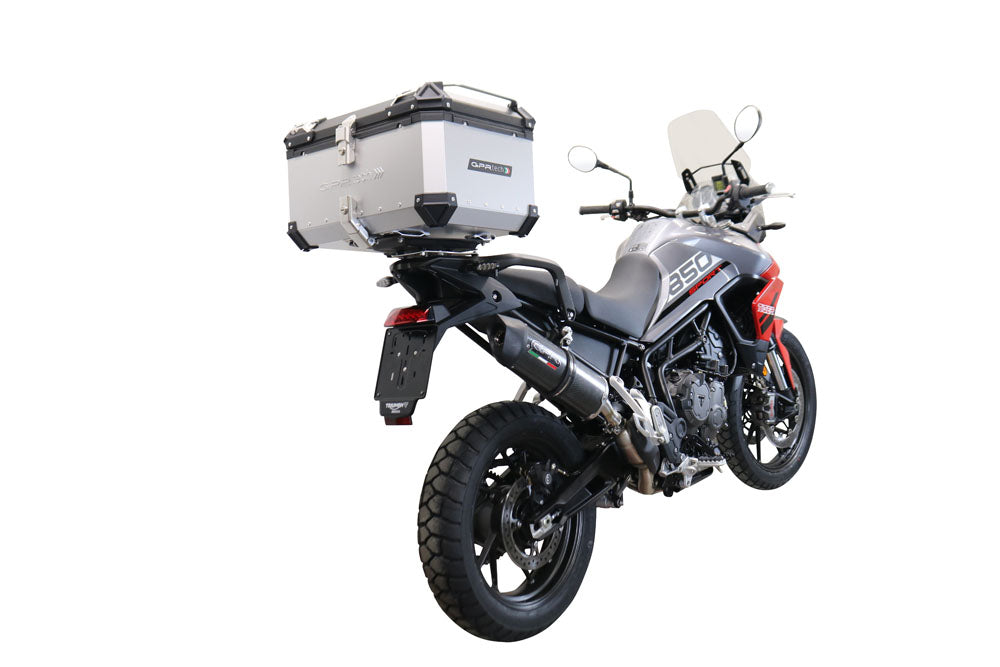 Triumph Tiger 900 2020-2023 GPR Tech 45L Aluminum Top Case, Silver with Mounting Plate - photo 3