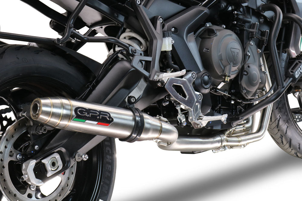 Triumph Tiger Sport 660 2025-2026 Exhaust GPR Full System Deeptone Inox High Level