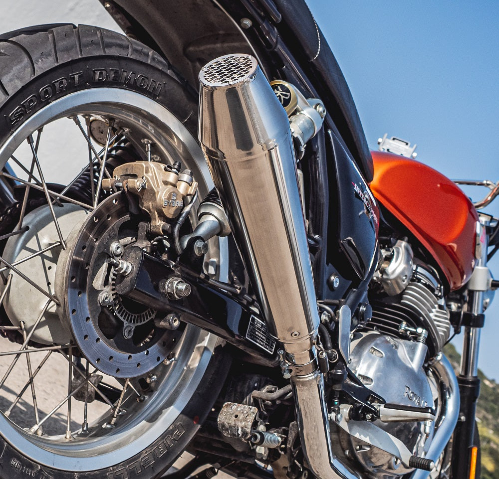 Honda Transalp XL650V 2000-2006 Exhaust GPR Silencer without link pipe Ultracone Inox Cafè Racer