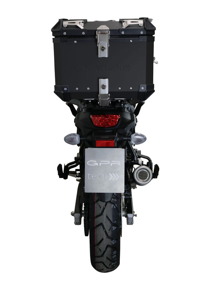 Suzuki V-Strom DL 1000 2014-2016 GPR Tech 35L Aluminum Top Case, Black with Mounting Plate - photo 3