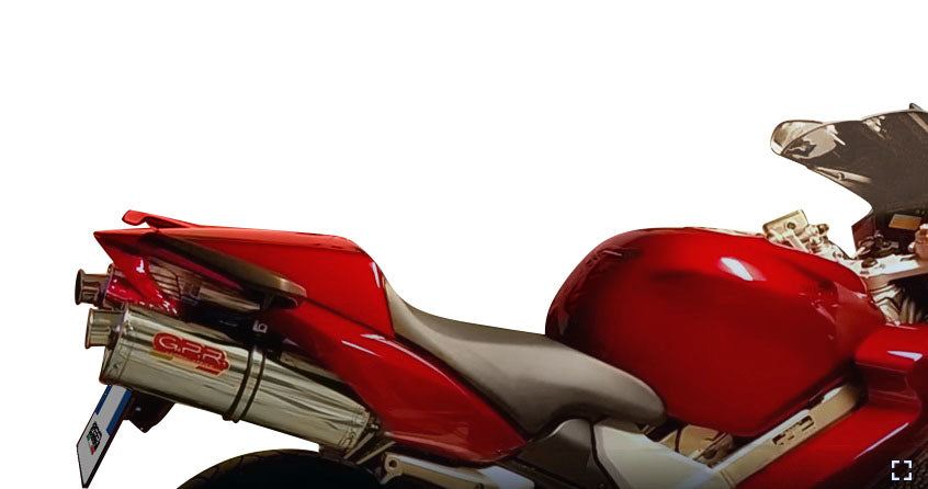 Honda Vfr 800 V-Tec 2002-2013 Exhaust GPR Double Slip-on Trioval