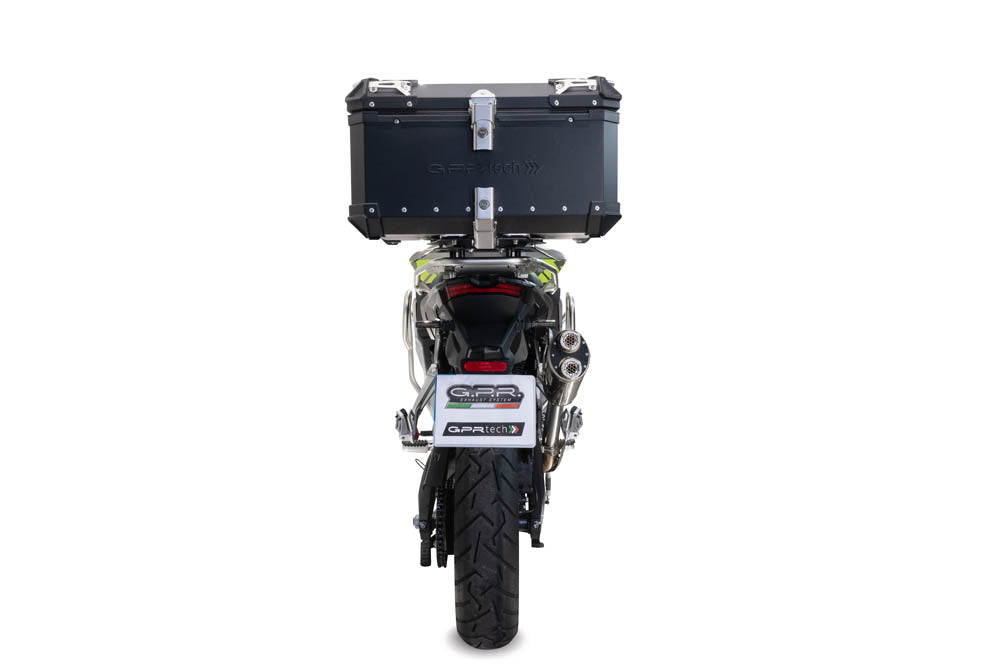 Voge 900DSX 2026-2027 GPR Tech 55L Aluminum Top Case, Black with Mounting Plate - photo 2