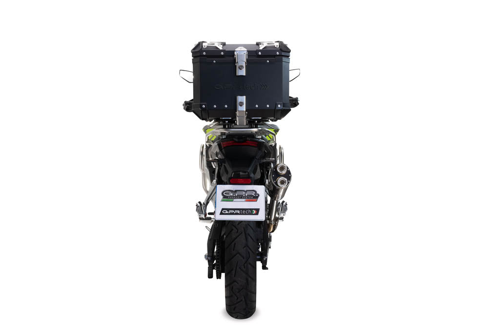 Voge 900DSX 2024-2025 GPR Tech 35L Aluminum Top Case, Black with Mounting Plate - photo 2