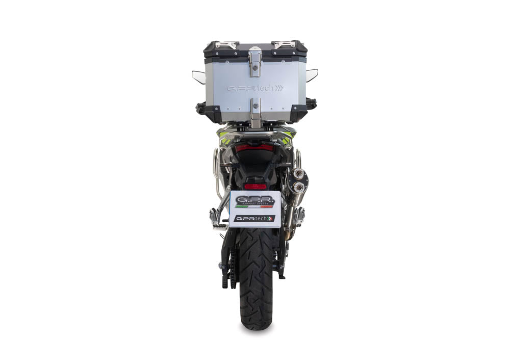 Voge 900DSX 2026-2027 GPR Tech 35L Aluminum Top Case, Silver with Mounting Plate - photo 2