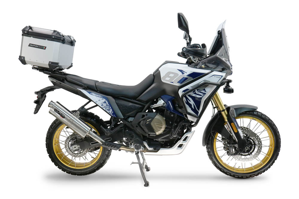 Voge DS 800 Rally 2025-2026 GPR Tech 45L Aluminum Top Case, Silver with Mounting Plate - photo 1