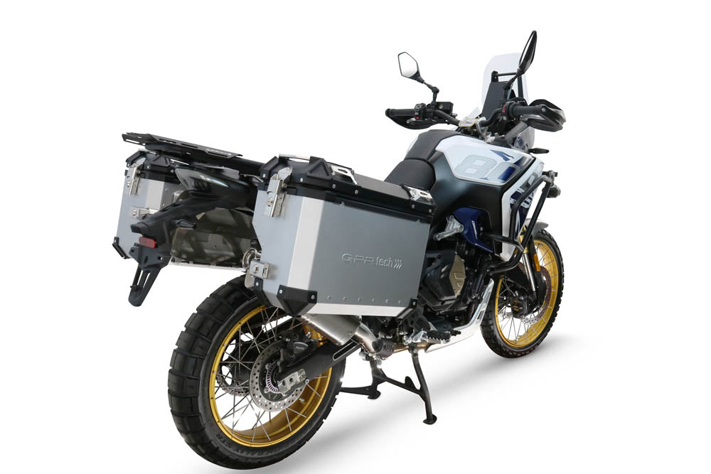 Voge DS 800 Rally 2025-2026 GPR Tech 38+32L Aluminum Side Cases, Silver with Pannier Holders - photo 2