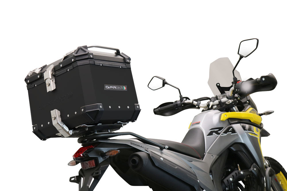 Voge 300 Rally 2025-2026 GPR Tech 35L Aluminum Top Case, Black with Mounting Plate - photo 2