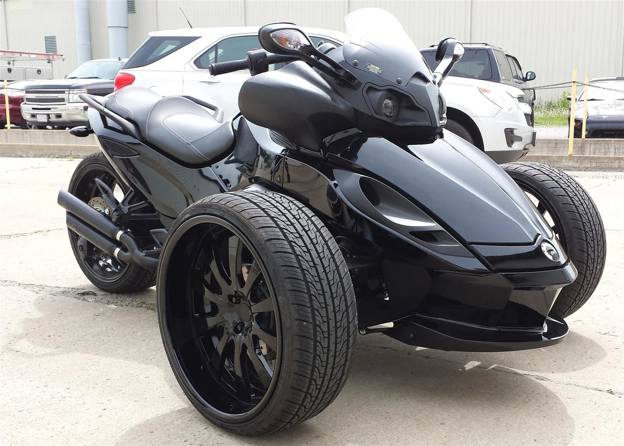 Can Am Spyder GS / RS 2008-2012 Exhaust Shorty Black Pipe by Voodoo