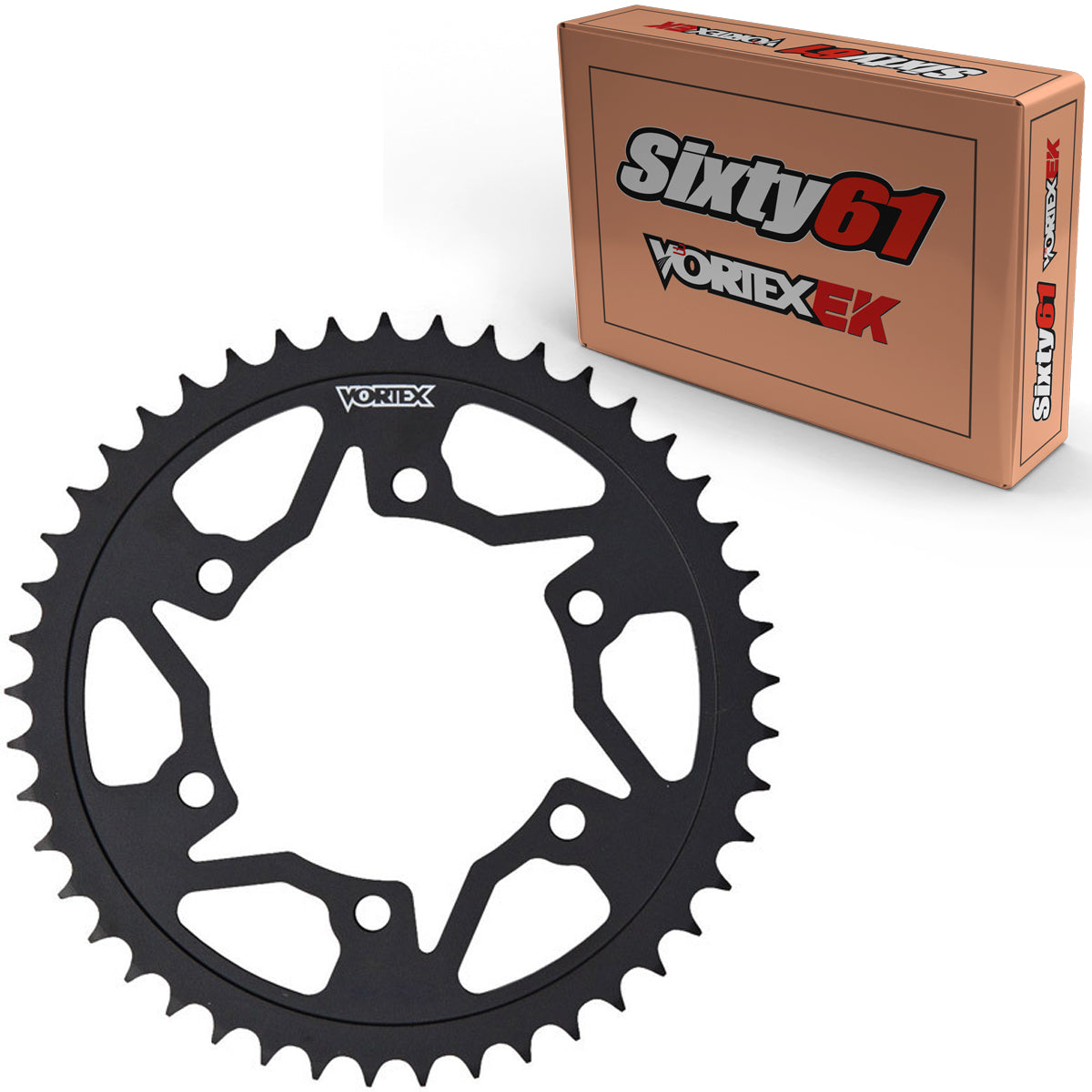 Honda CBR1000RR Rear Sprocket 2004-2025 Vortex 530 41-44 Teeth Steel