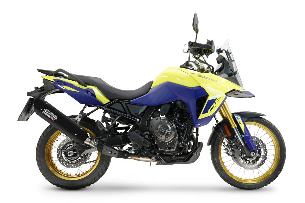 Suzuki V-Strom 800DE / 800SE 2023-2024 Exhaust GPR Slip-on Furore-X Titanio Nero